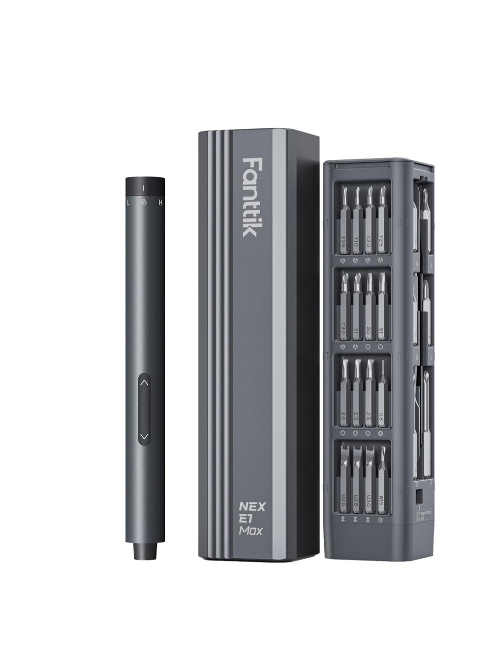 Gray Electric Precision Screwdriver Set